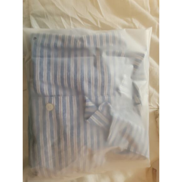 Johnnie-O  Declan Striped Top Shelf Performance Golf Polo Blue Mens Size 2XL - Picture 7 of 8